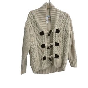 JANIE and JACK thick knit cardigan V-neck kids 18 to 24 months